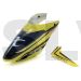 BLH3318  	 Blade Nano CP X Complete Canopy w/Vertical Fin (Yellow) 